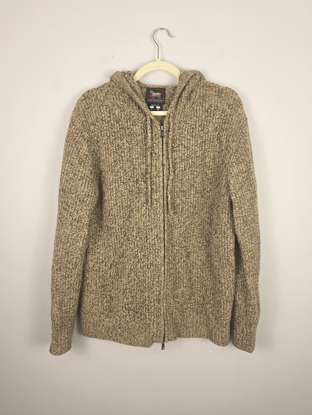 Todd Snyder for Woolrich 100% Merino Wool Full-Zip Hoodie Sweater Men's Size S